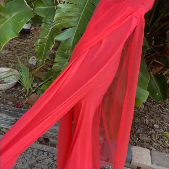 Vintage Other - Vintage walk-through nylon nightgown/jumpsuit